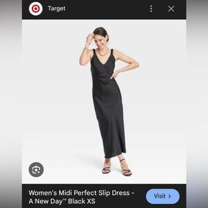 Women's Midi Perfect Slip
Dress - A New Day™ Black M